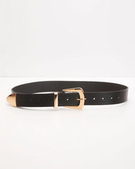 Pisces Wide Metal Tip Belt