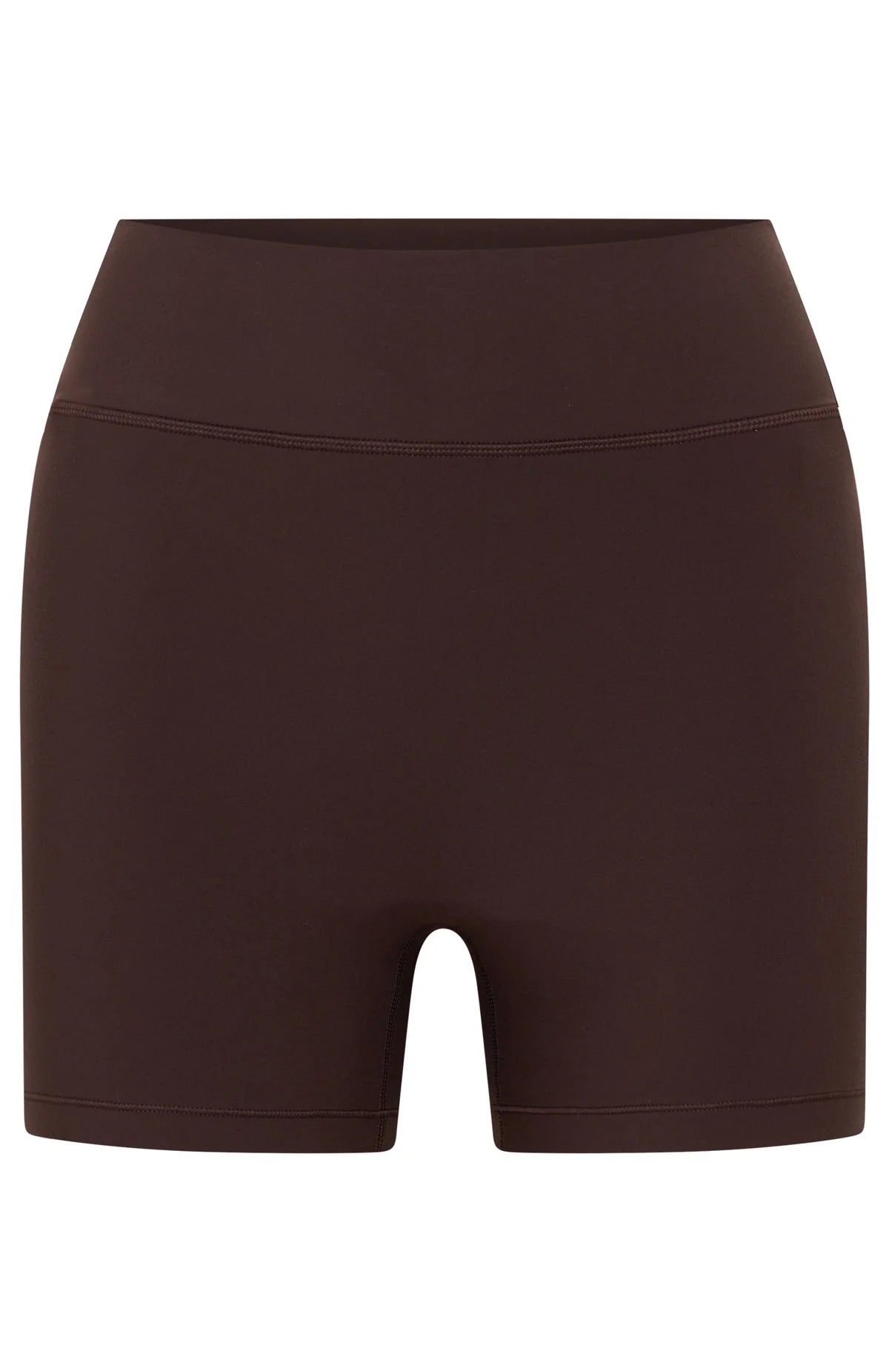Keep Up High Waisted Shorts 4 Dark Chocolate