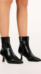 Carmella Boots Black Shine