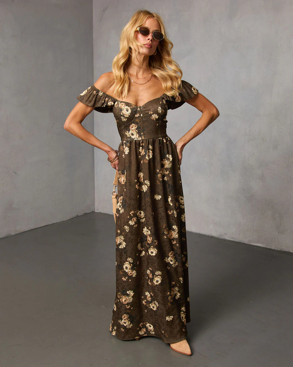 Prairie Reverie Printed Midi Dress
