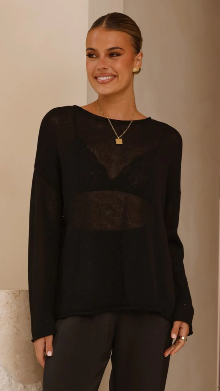 Lakoa Knit Top Black