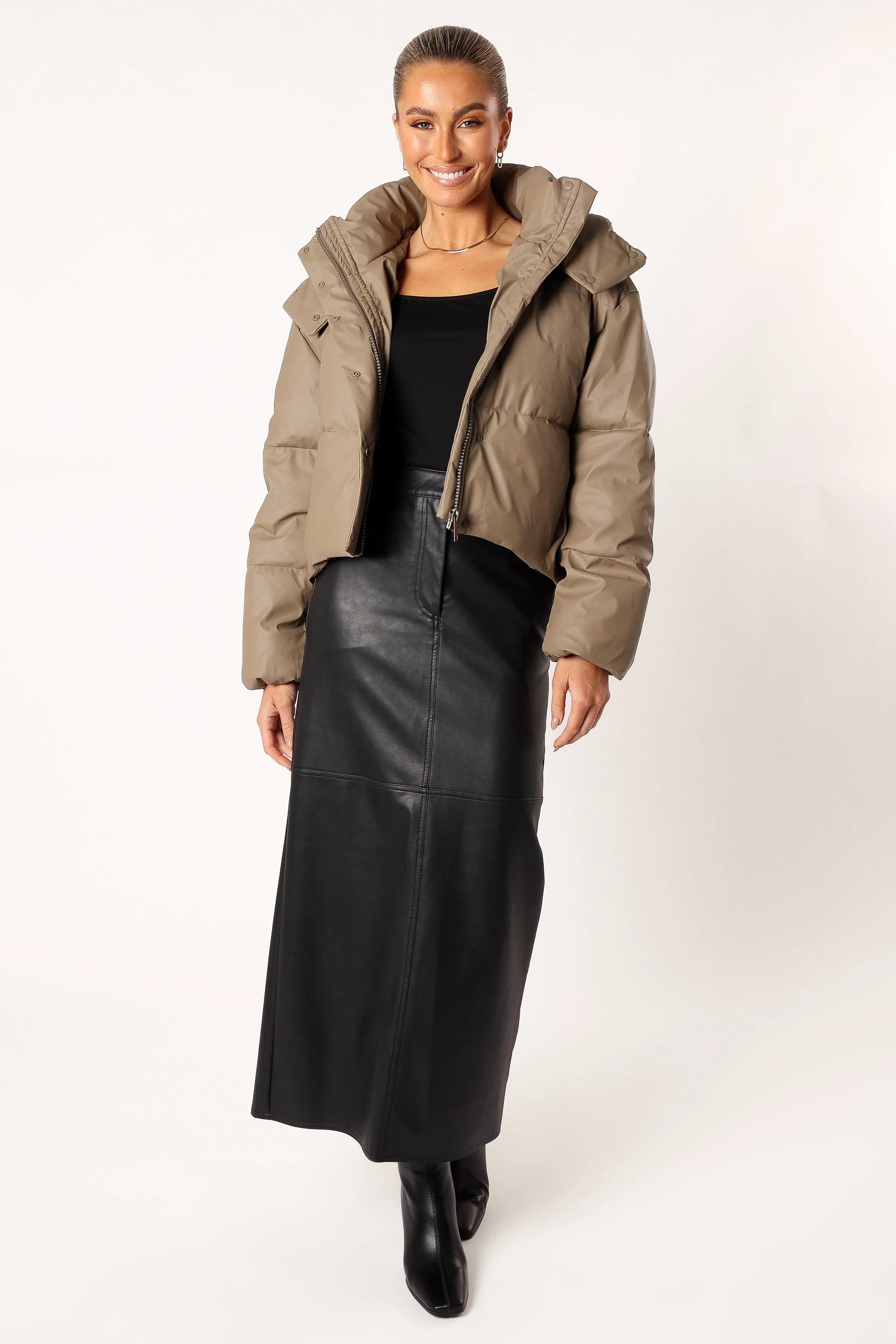 Tania Puffer Jacket Mocha