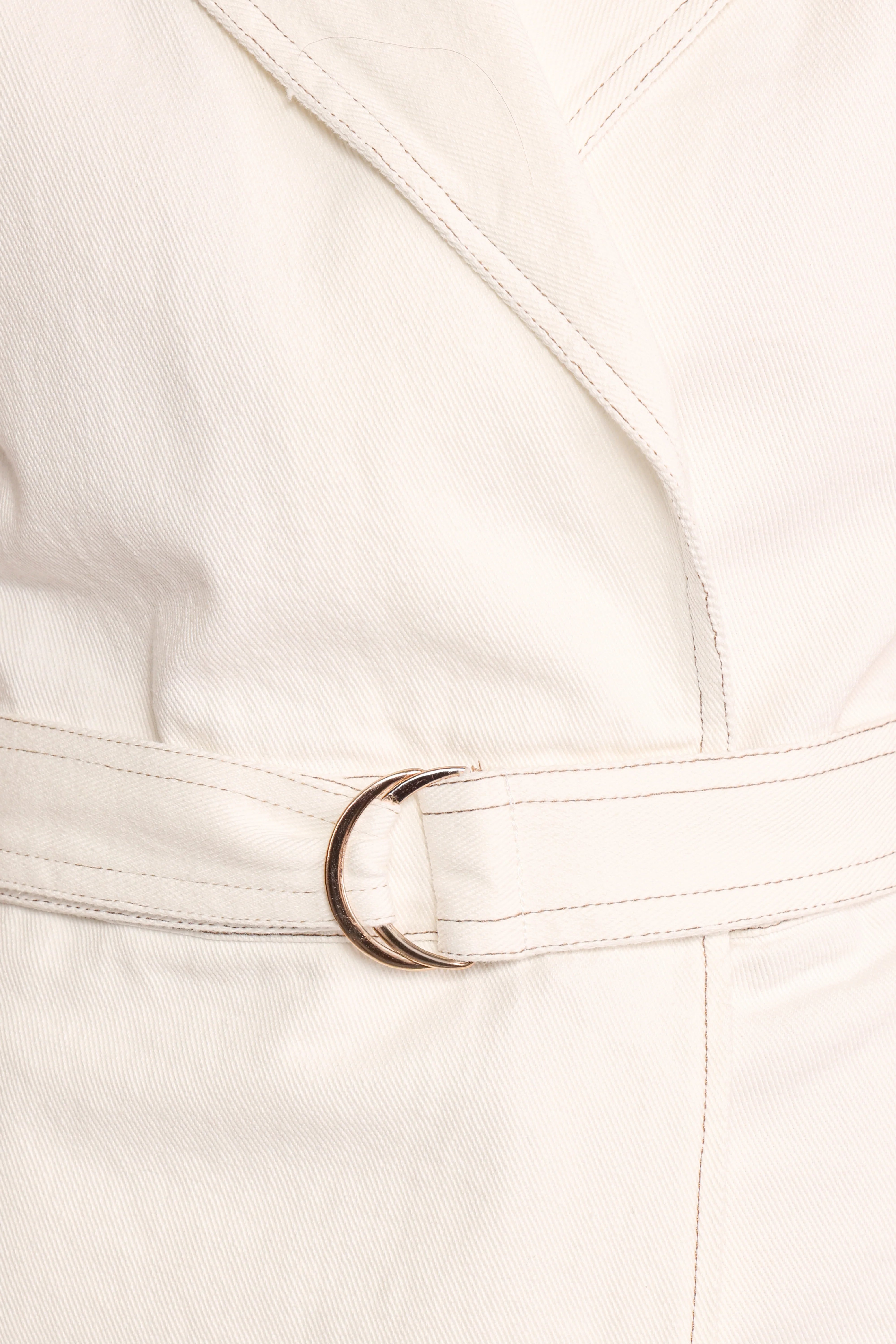 Rhi Denim Romper White