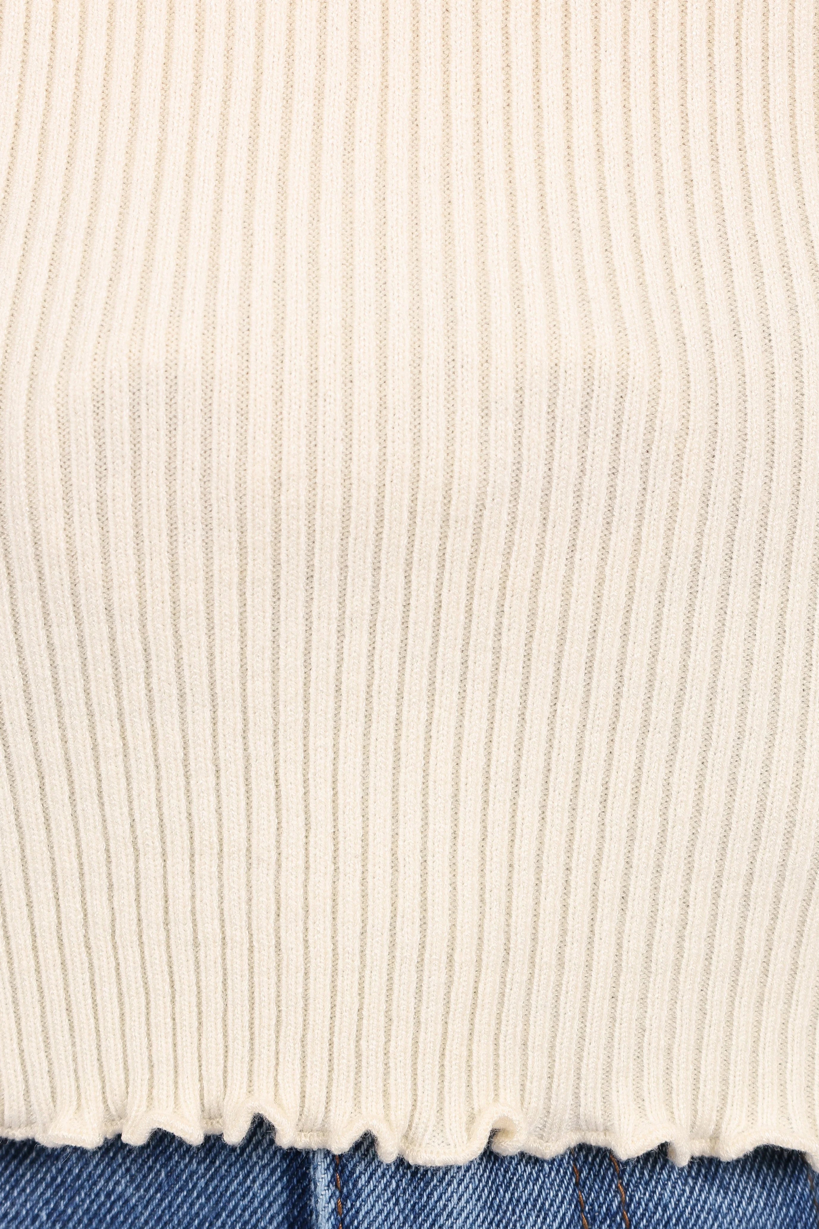 Kirsten Knit Top Cream