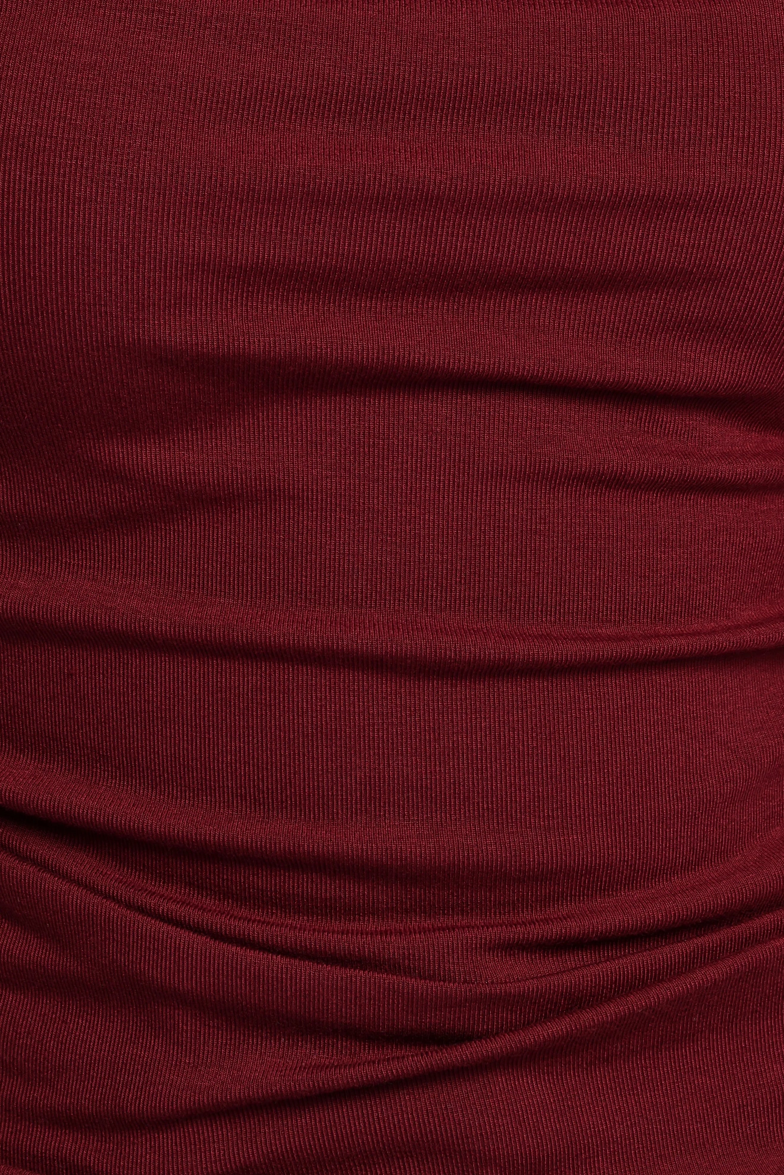 Cer Knit Top Cherry Chocolate