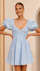 Sahirah Mini Dress Blue