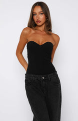 Stuck To You Bodysuit Black