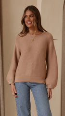 Carmel Knit Tan