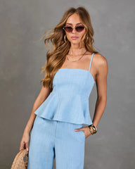 Sunday Stroll Peplum Top