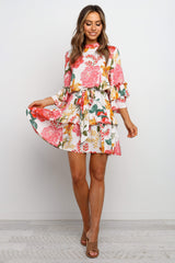 Peta Dress White