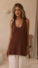 Mischa Top Brown