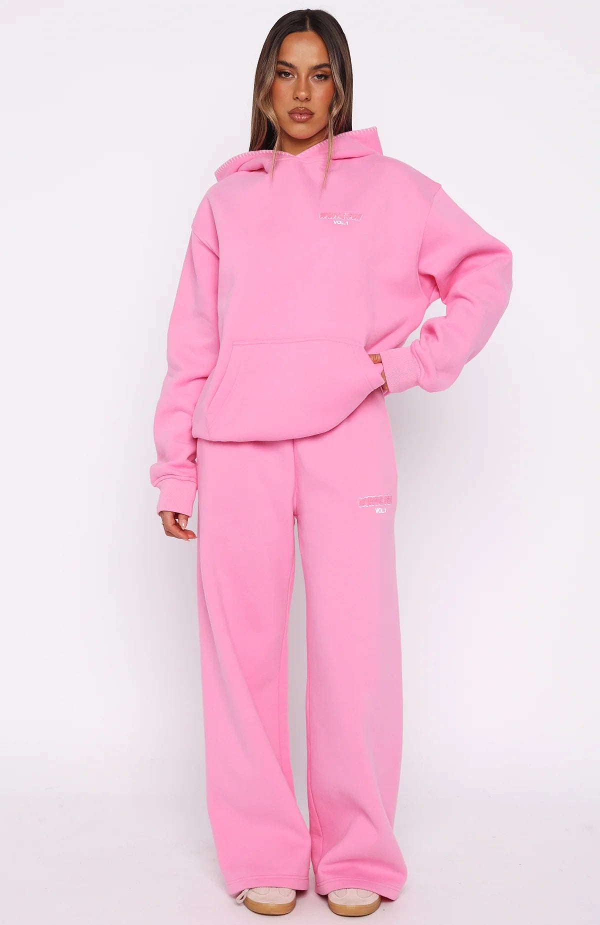 Vol 1 Wide Leg Sweatpants Bubblegum