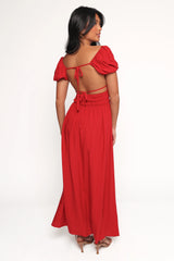Theodora Maxi Dress Red