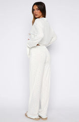 Airplane Mode Modal Wide Leg Pyjama Pants Bluebell Blossom