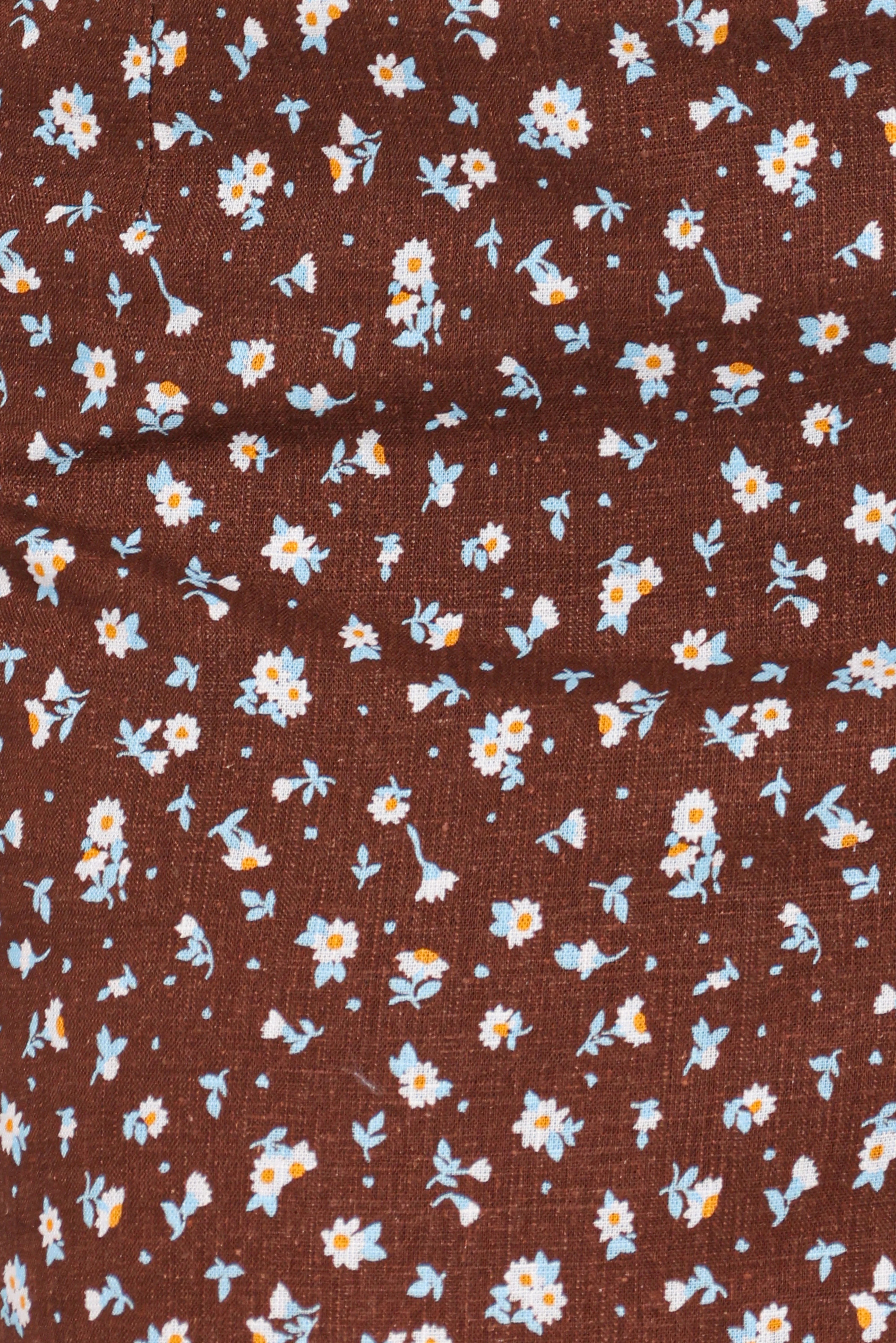 Lanna Maxi Dress Brown Floral