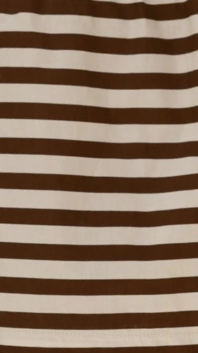 Kienna Top Chocolate Beige Stripe