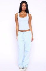 Dont Need Anyone Track Pants Baby Blue