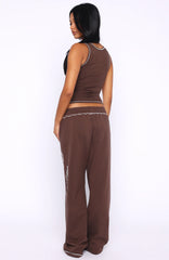 Dont Need Anyone Track Pants Chocolate