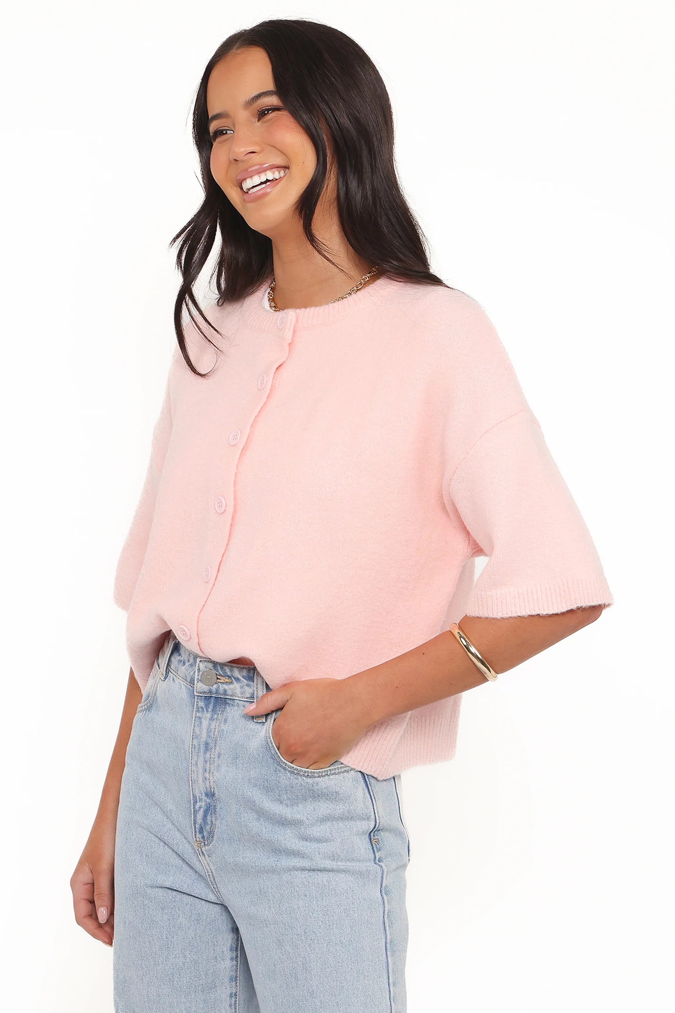 Lilith Knit Top Pink