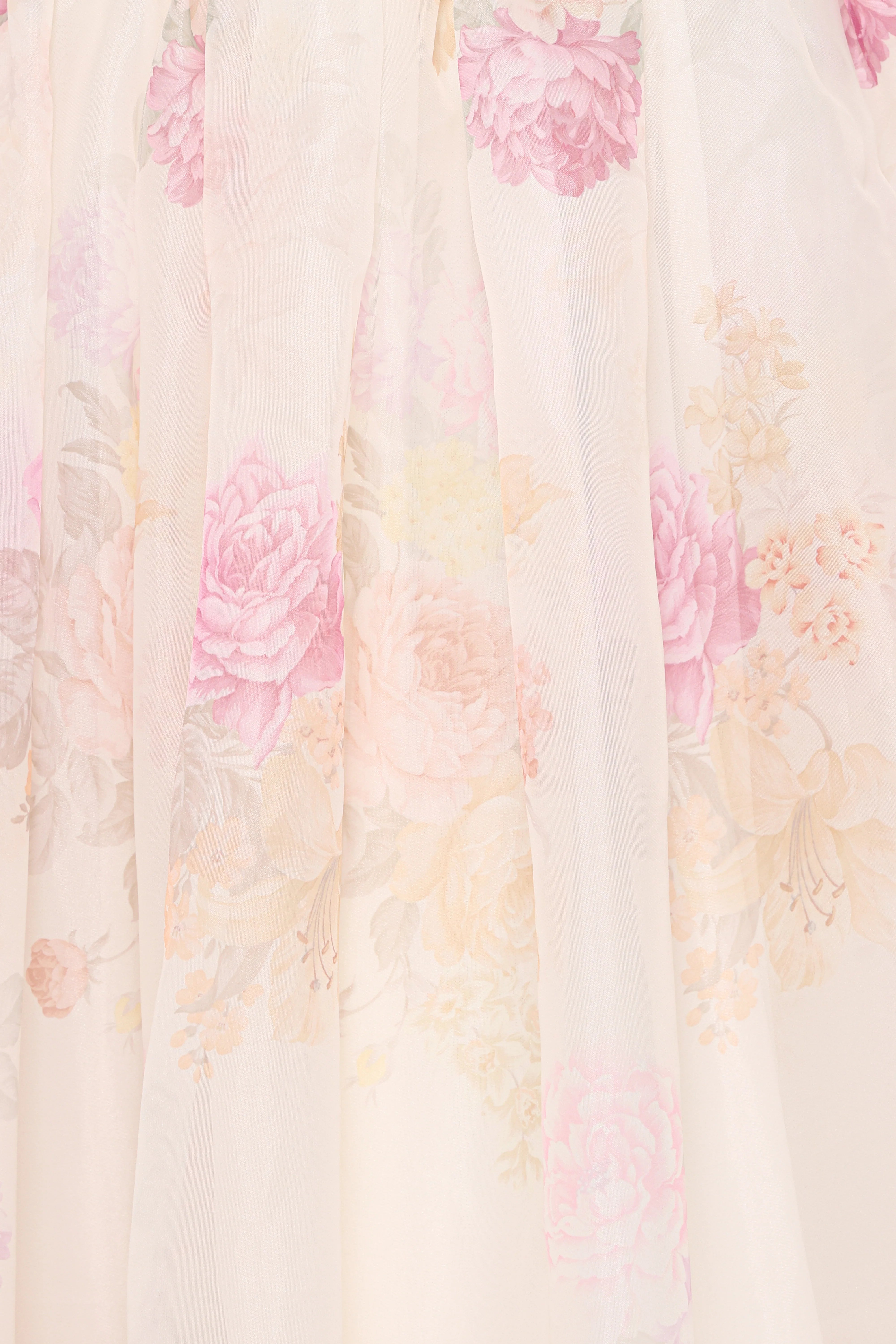 Floret Midi Dress Yellow Floral