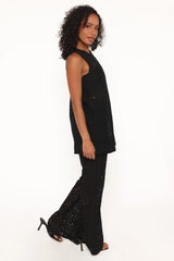 Sammy Embroidered Set Black