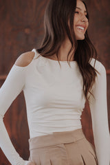 Darma Long Sleeve Top Pale Yellow