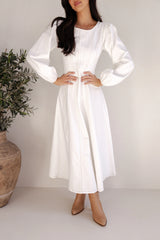 Cilla Midi Dress White