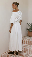 Aleski Maxi Dress White