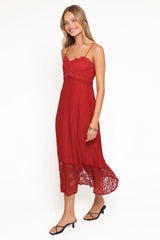 Winnie Maxi Dress Red
