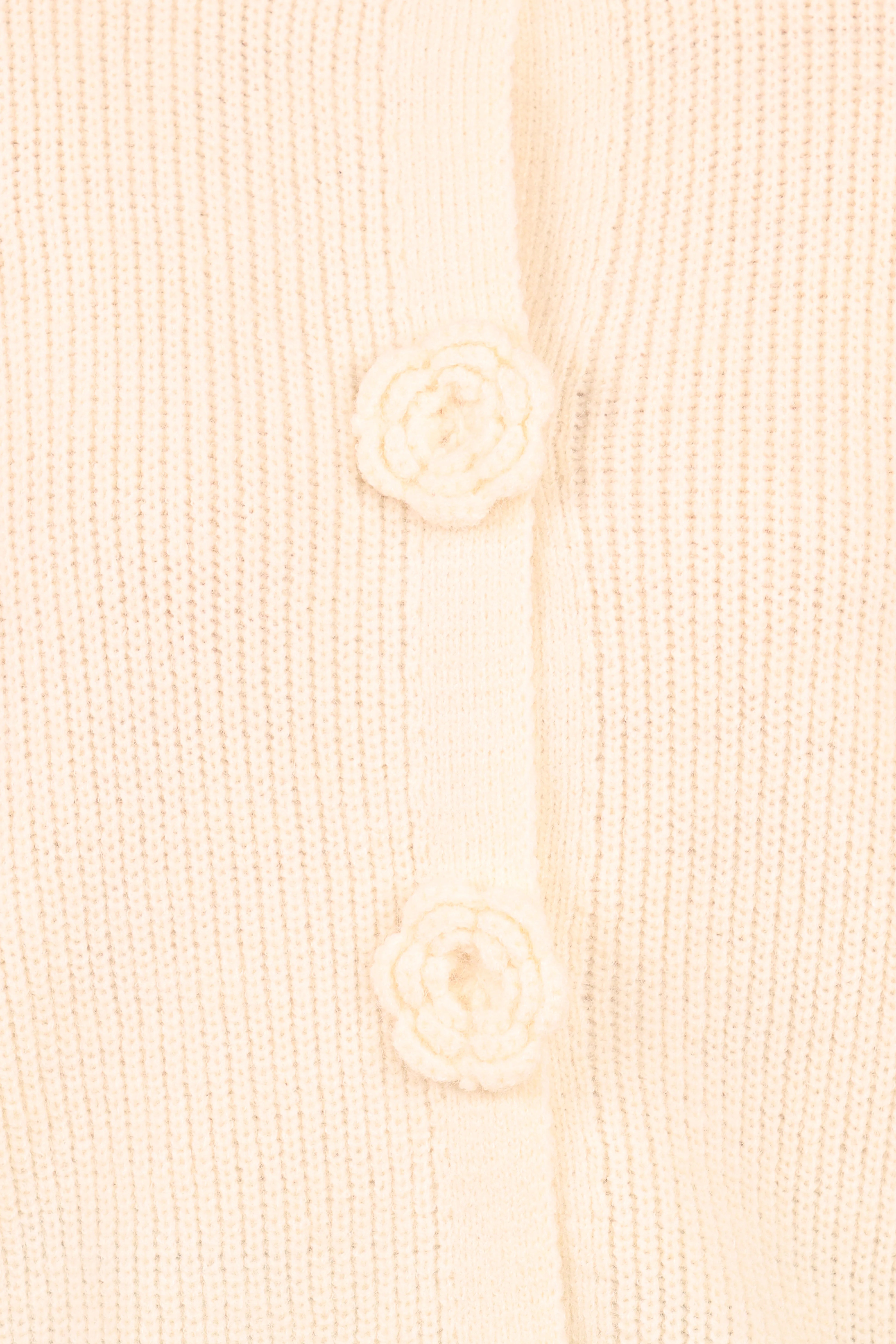 Jones Rosette Cardigan Cream
