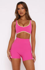 Ill Prove It Sports Crop Bubblegum Citrus