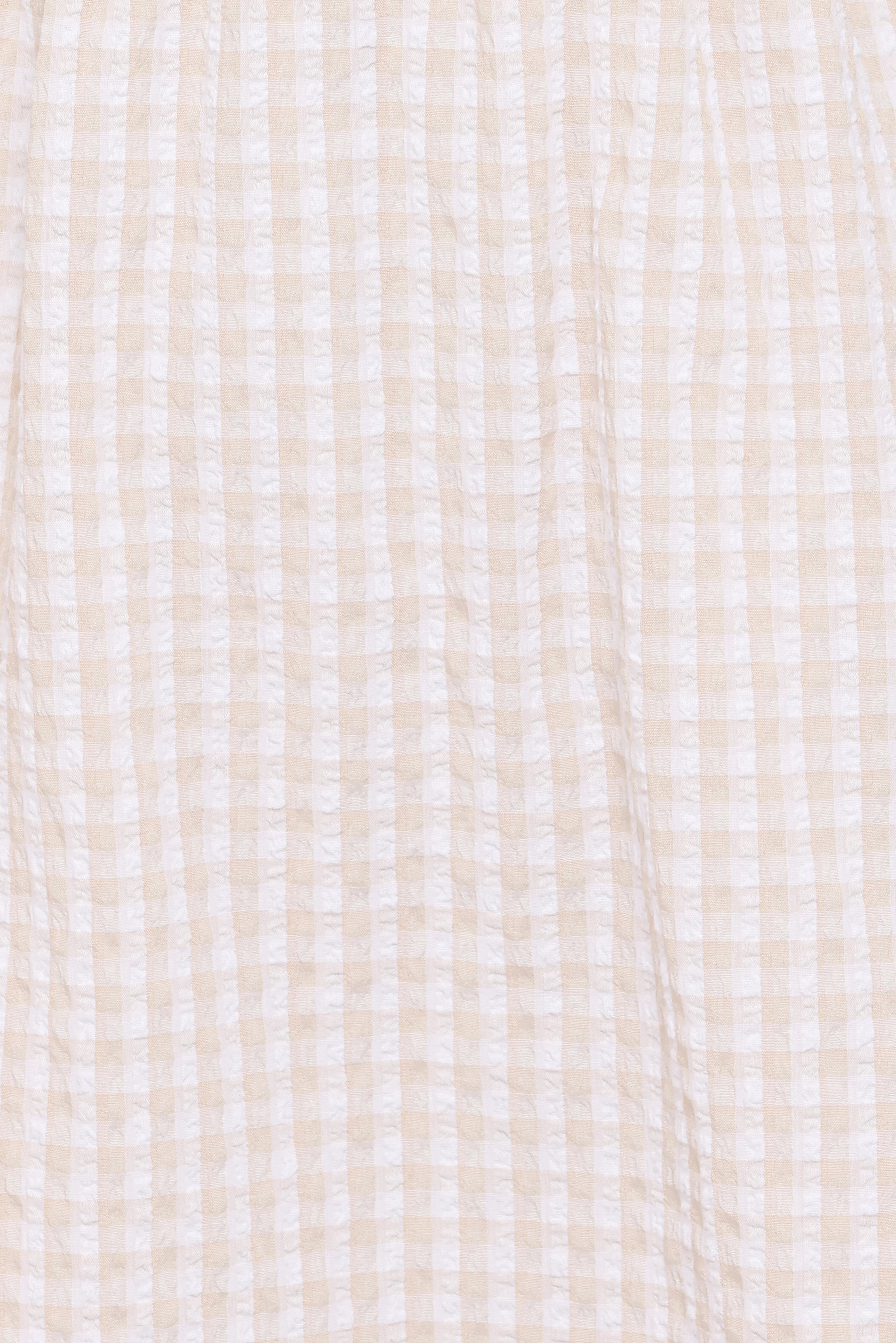 Cadhla Mini Dress Beige Gingham
