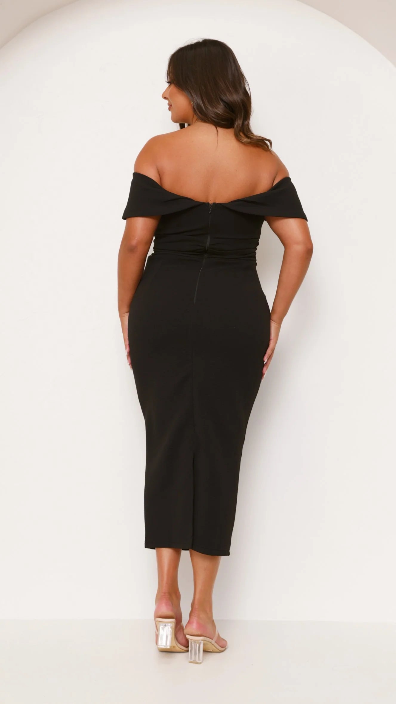 Holly Midi Dress Black