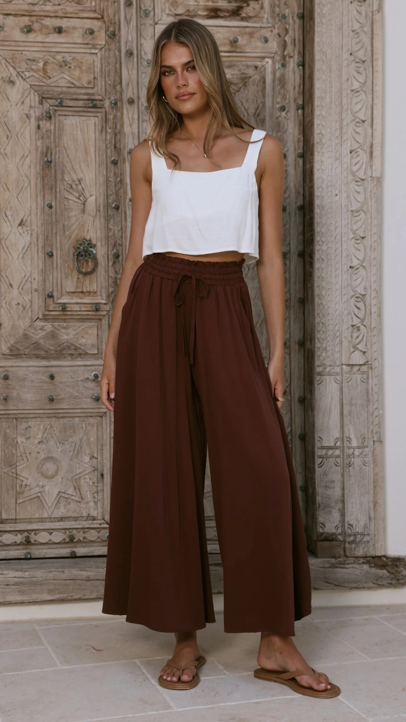 Belinda Pants Chocolate