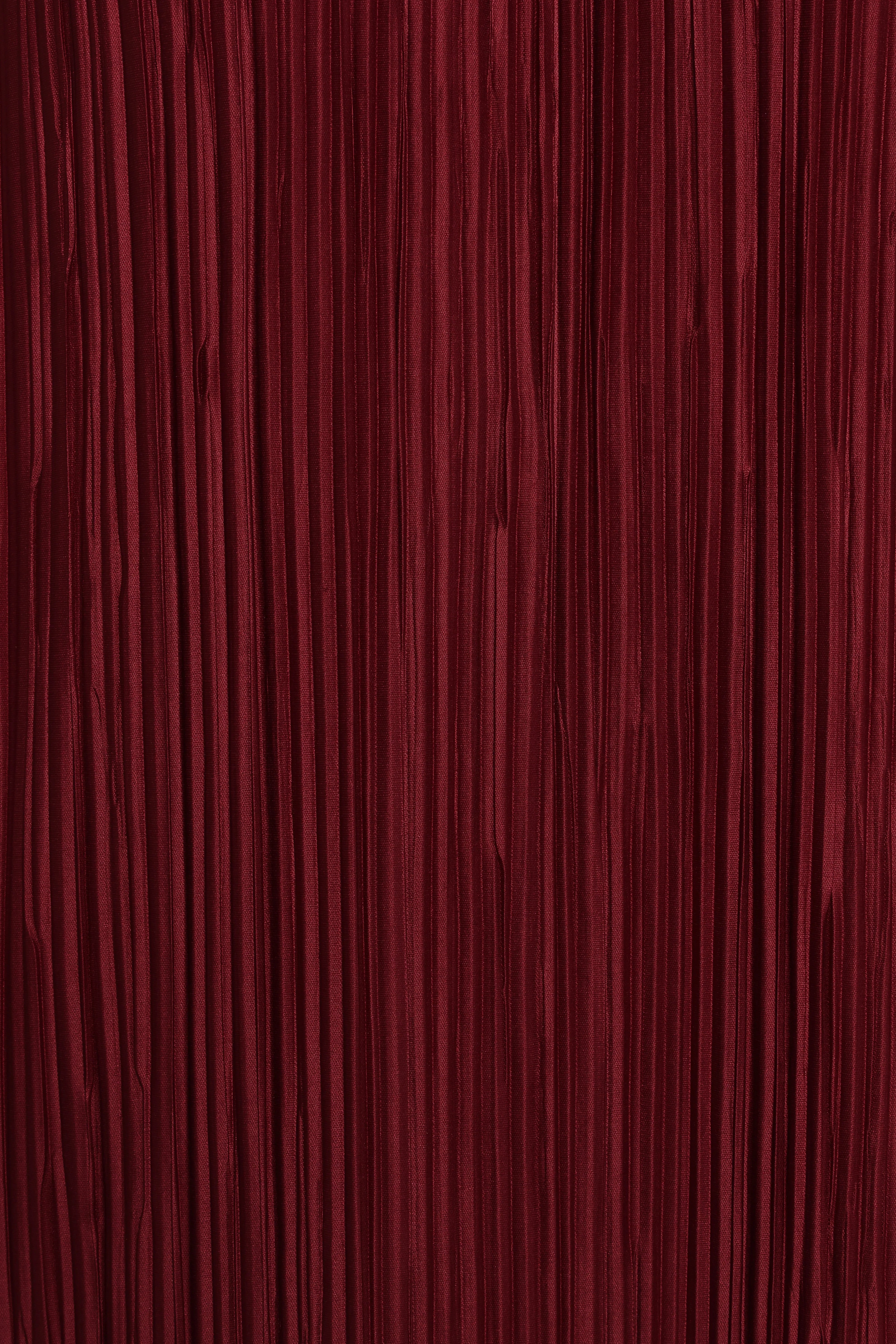 Tannikah Plisse Midi Dress Ruby Wine