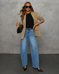 Launa Stretch High Rise Barrel Jeans