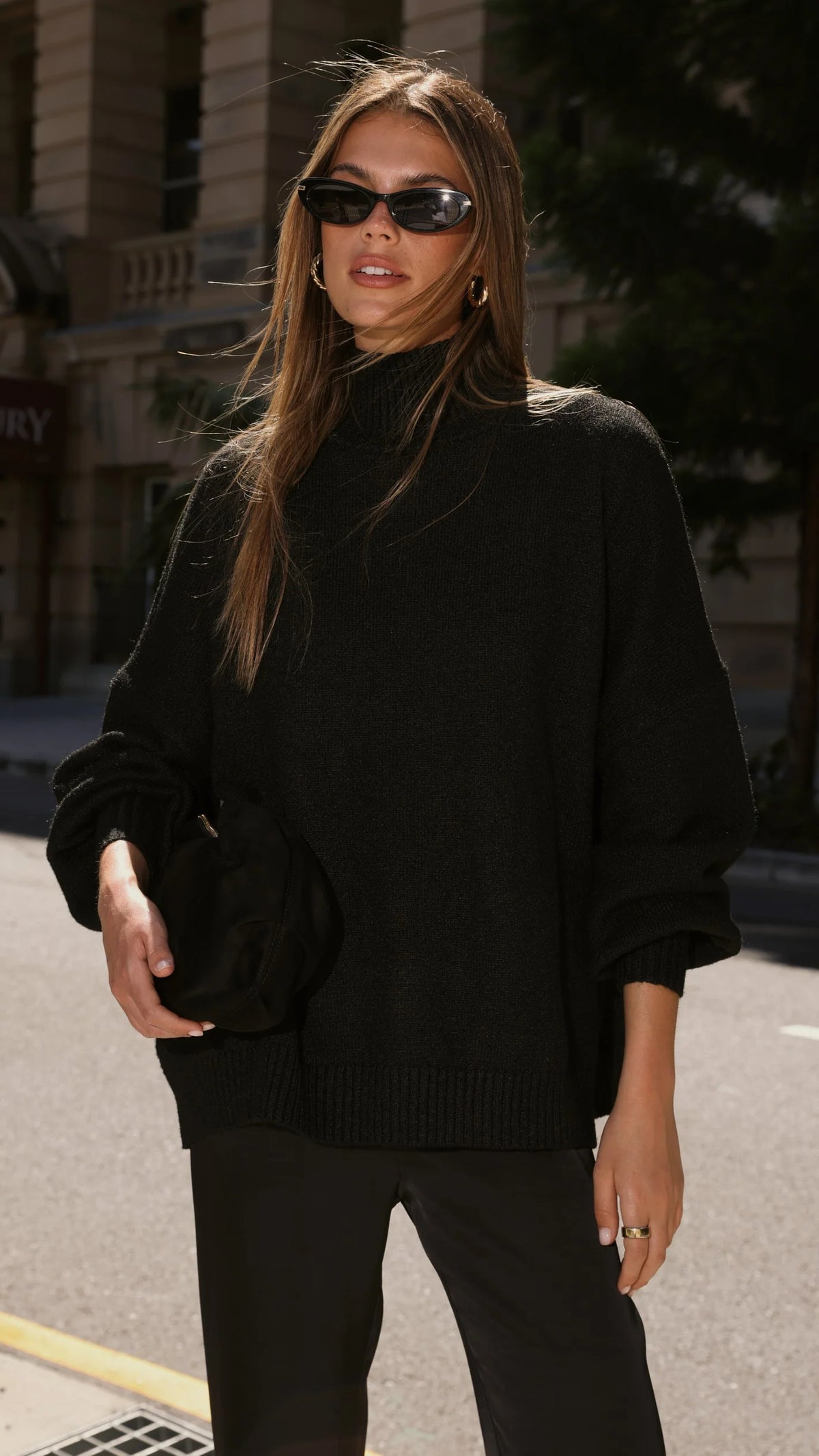 Harita Knitted Sweater Black