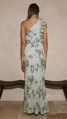 Darlee Maxi Dress Sage Floral