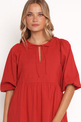 Cinzia Mini Dress Red