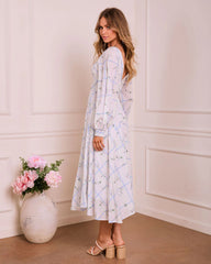 Wildlight Muse Floral Plaid Maxi Dress