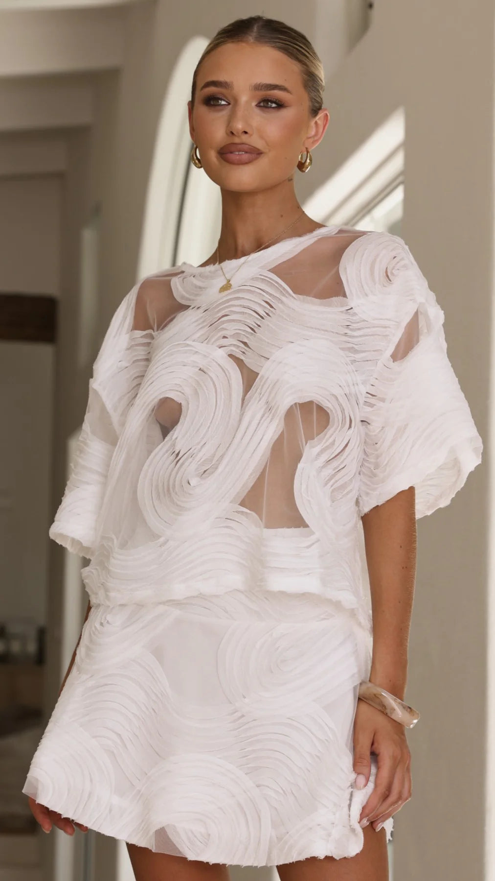 Linnea Top White