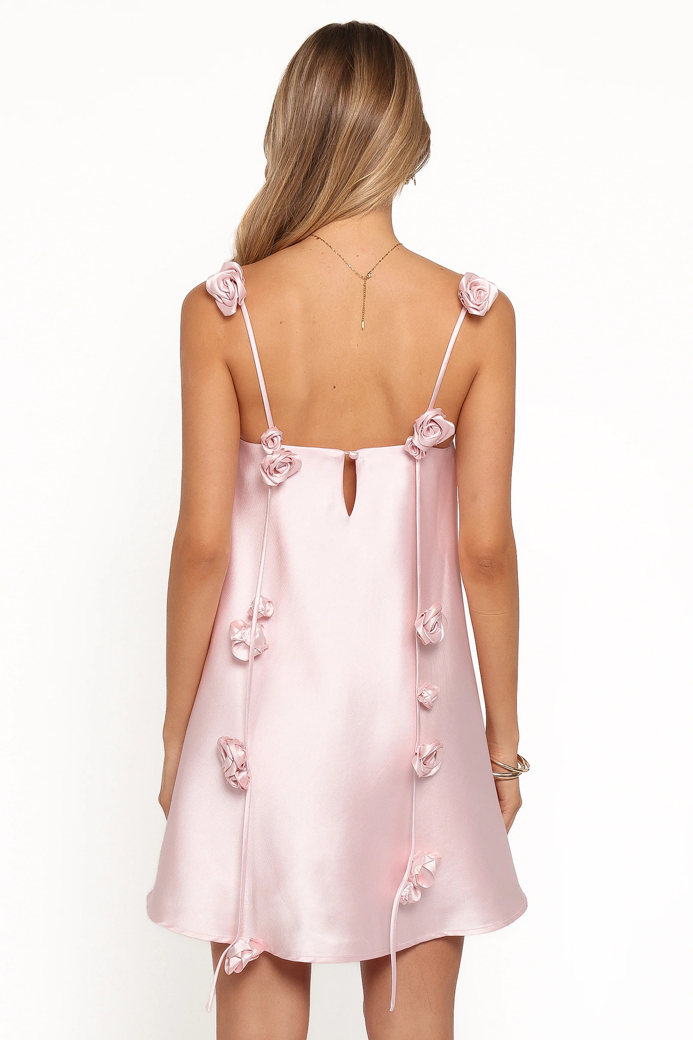 Airlie Mini Dress Baby Pink
