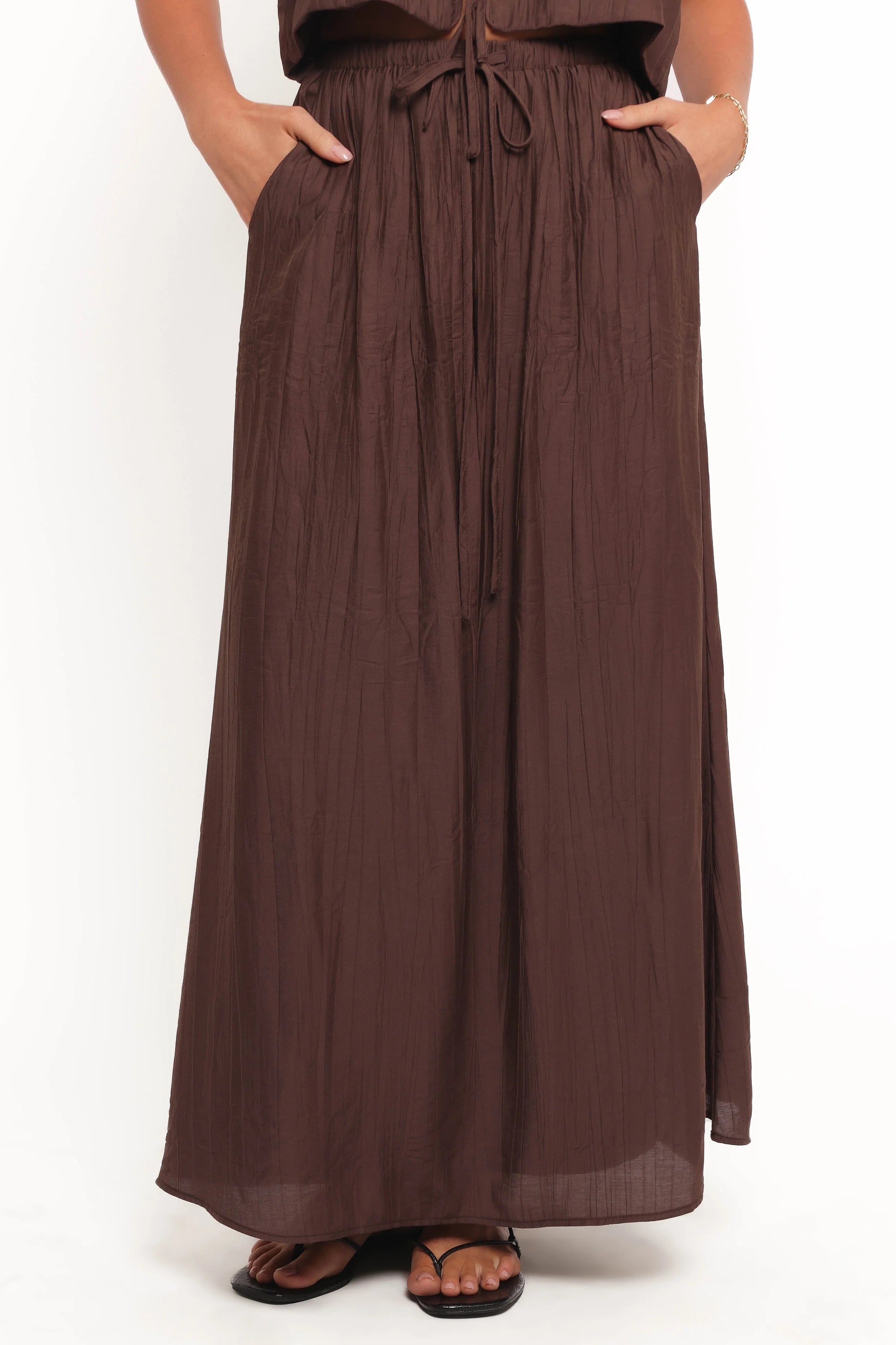 Captie Skirt Set Chocolate Brown