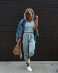 Placerville Pocketed Drawstring Jumpsuit