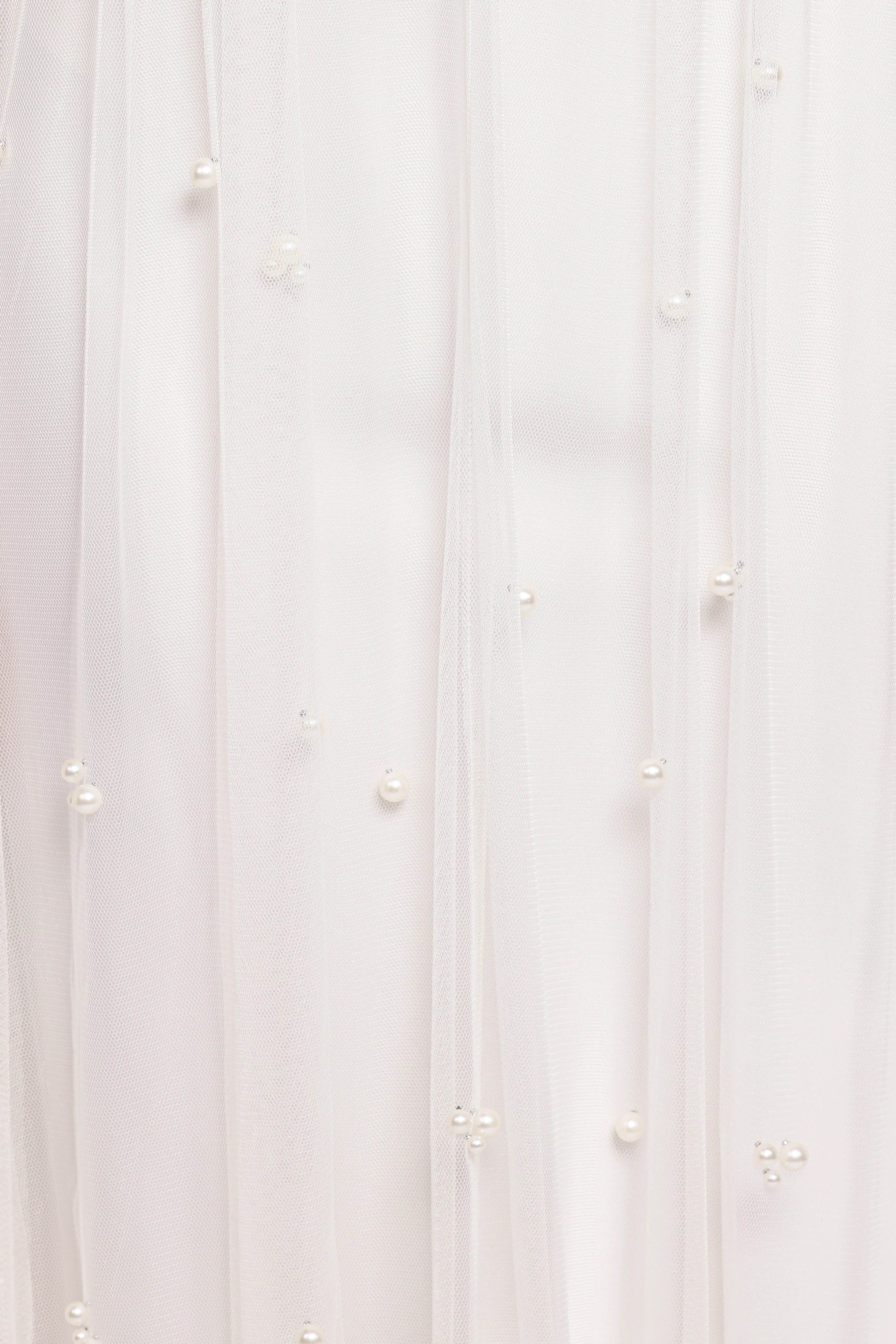 Yulia Pearl Midi Dress Ecru