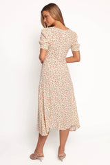 Franklin Dress Cream Floral