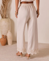 Summer on the Range Eyelet Hem Pants