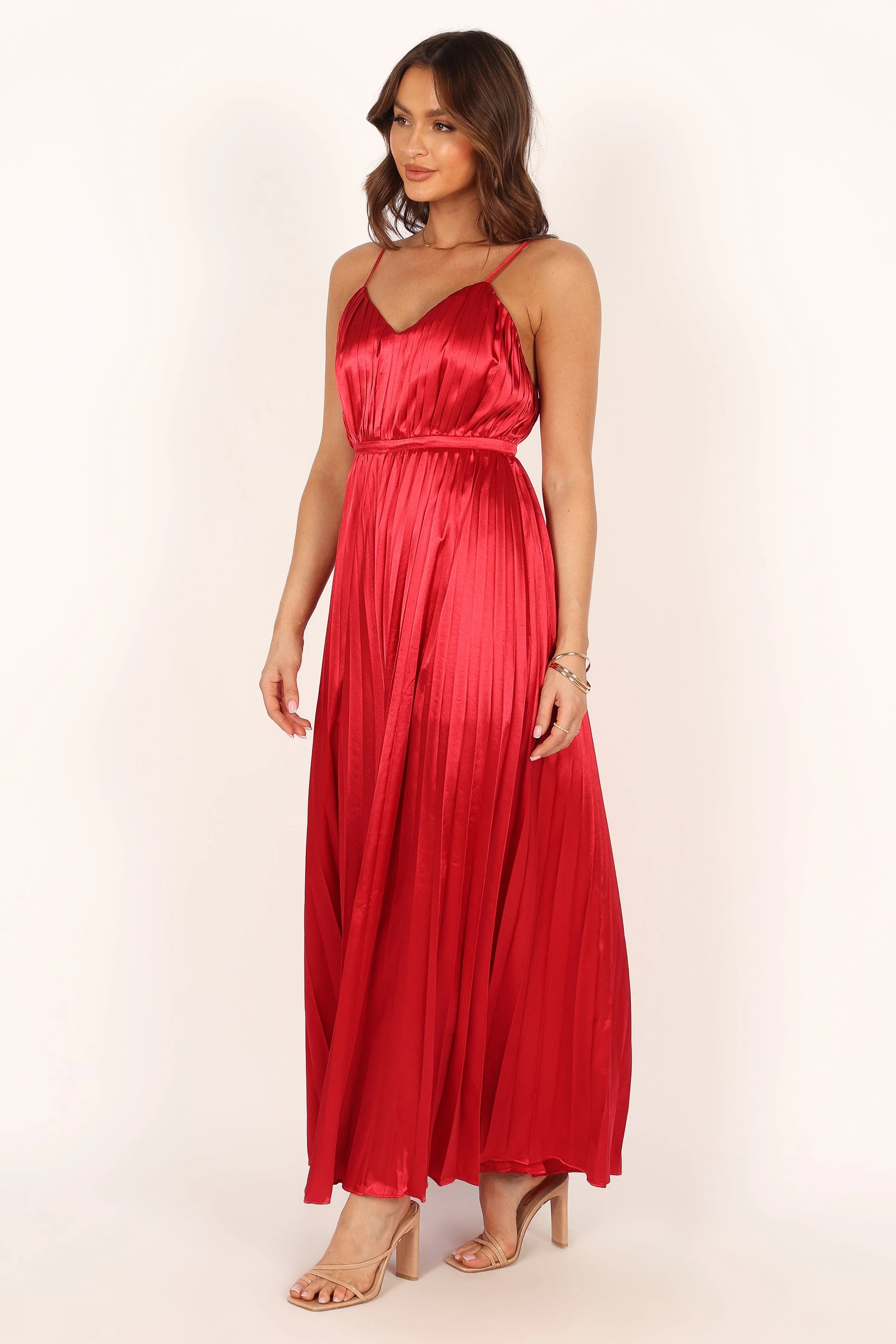Eden Wide Leg Jumpsuit Red