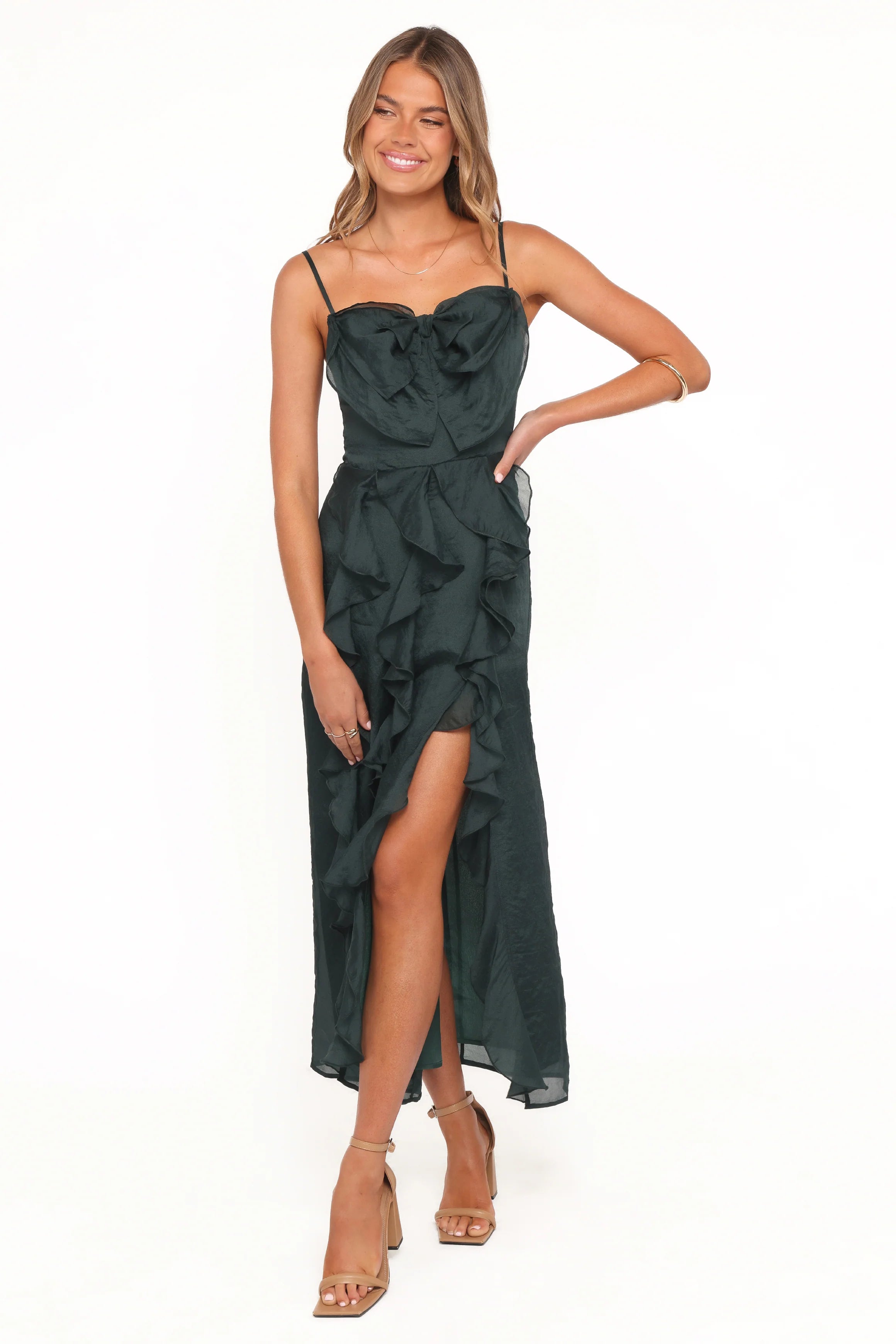 Adelyn Midi Dress Emerald