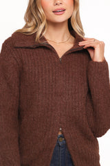 Miffy Zip Through Cardigan Chocolate